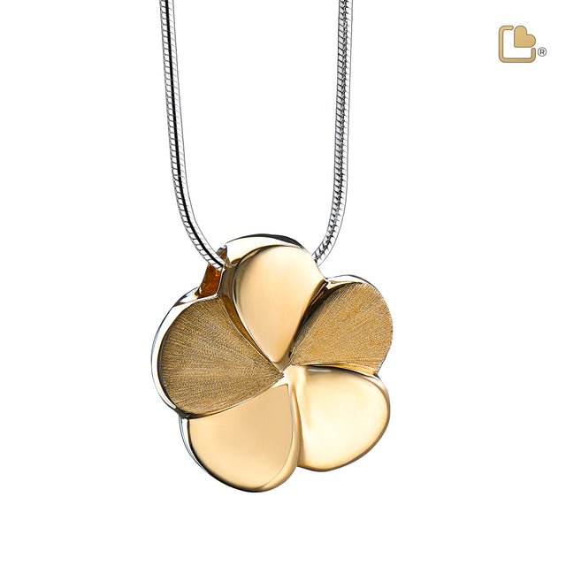 Bloomª Two Tone Gold Vermeil Cremation Pendant