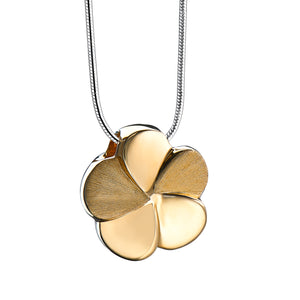 Bloomª Two Tone Gold Vermeil Cremation Pendant