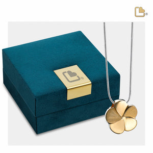 Bloomª Two Tone Gold Vermeil Cremation Pendant