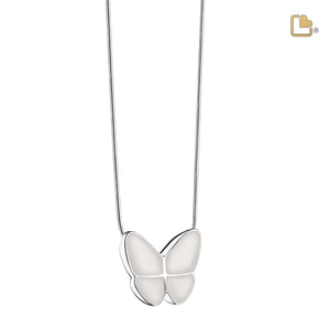 Wings of Hopeª Pearl Butterfly Sterling Silver Cremation Pendant