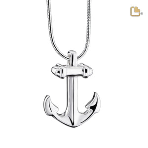 Anchorª Sterling Silver Cremation Pendant  - COMFORT™ by LoveUrns®