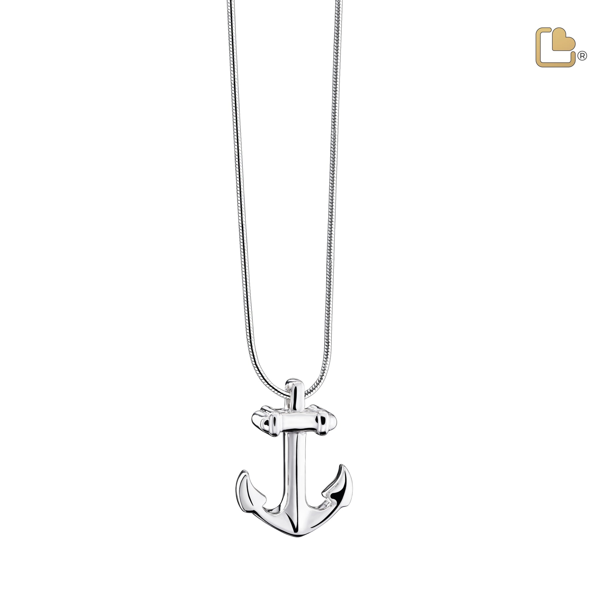 Anchorª Sterling Silver Cremation Pendant  - COMFORT™ by LoveUrns®