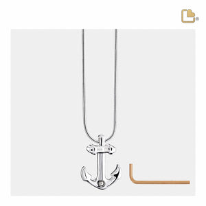 Anchorª Sterling Silver Cremation Pendant  - COMFORT™ by LoveUrns®