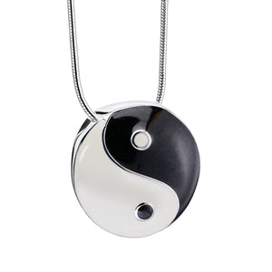 Yin Yang Sterling Silver Cremation Pendant