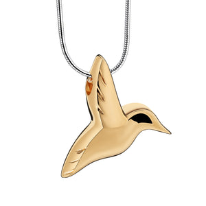 Hummingbirdª Gold Vermeil Cremation Pendant