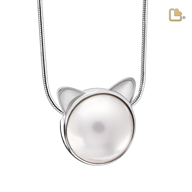 Catª Pearl Sterling Silver Cremation Pendant