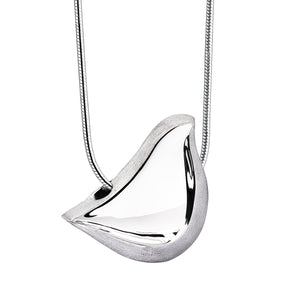 LoveBirdª Two Tone Sterling Silver Cremation Pendant