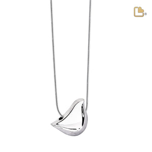 LoveBirdª Two Tone Sterling Silver Cremation Pendant