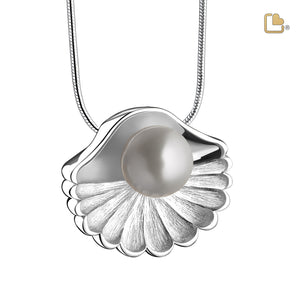 Sea Shellª Pearl Sterling Silver Cremation Pendant