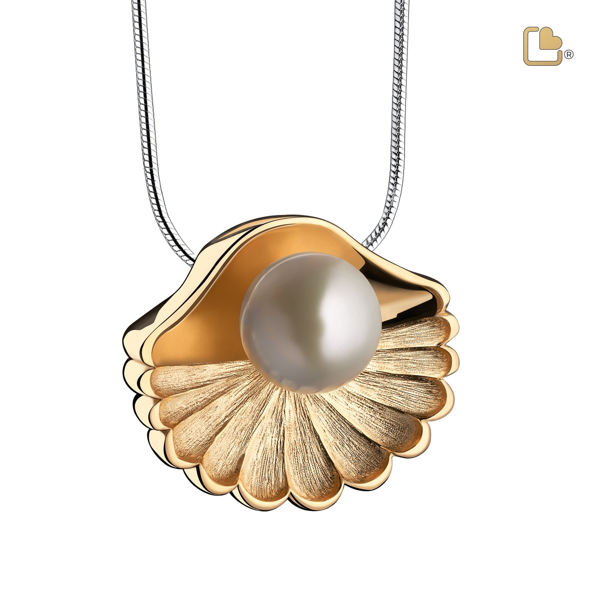 Sea Shellª Pearl Gold Vermeil Cremation Pendant