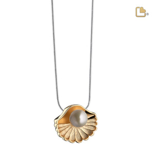 Sea Shellª Pearl Gold Vermeil Cremation Pendant