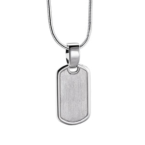 LoveTagª Two Tone Sterling Silver Cremation Pendant