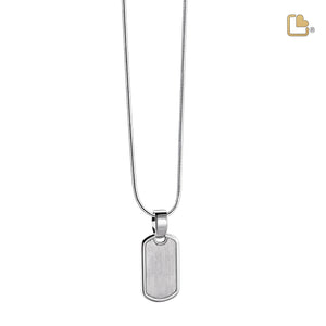 LoveTagª Two Tone Sterling Silver Cremation Pendant