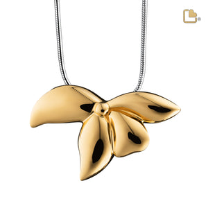 Orchid Gold Vermeil Sterling Silver Cremation Pendant