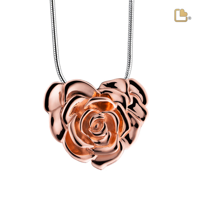 LoveRoseª Rose Gold Vermeil Sterling Silver Cremation Pendant