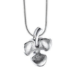 Shamrockª Two Tone Sterling Silver Cremation Pendant