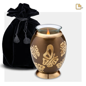 Tealight Butterflies Cremation Urn