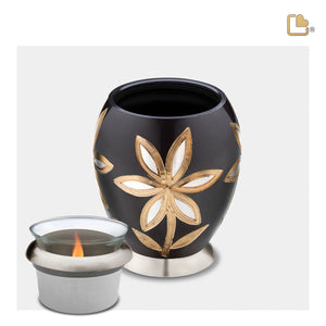 Tealight Lilies Cremation Urn