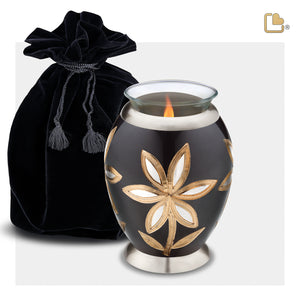 Tealight Lilies Cremation Urn