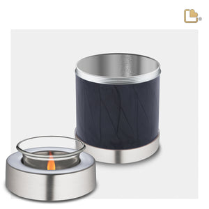 Tealight Midnight Pearl Cremation Urn - COMFORT™ by LoveUrns®