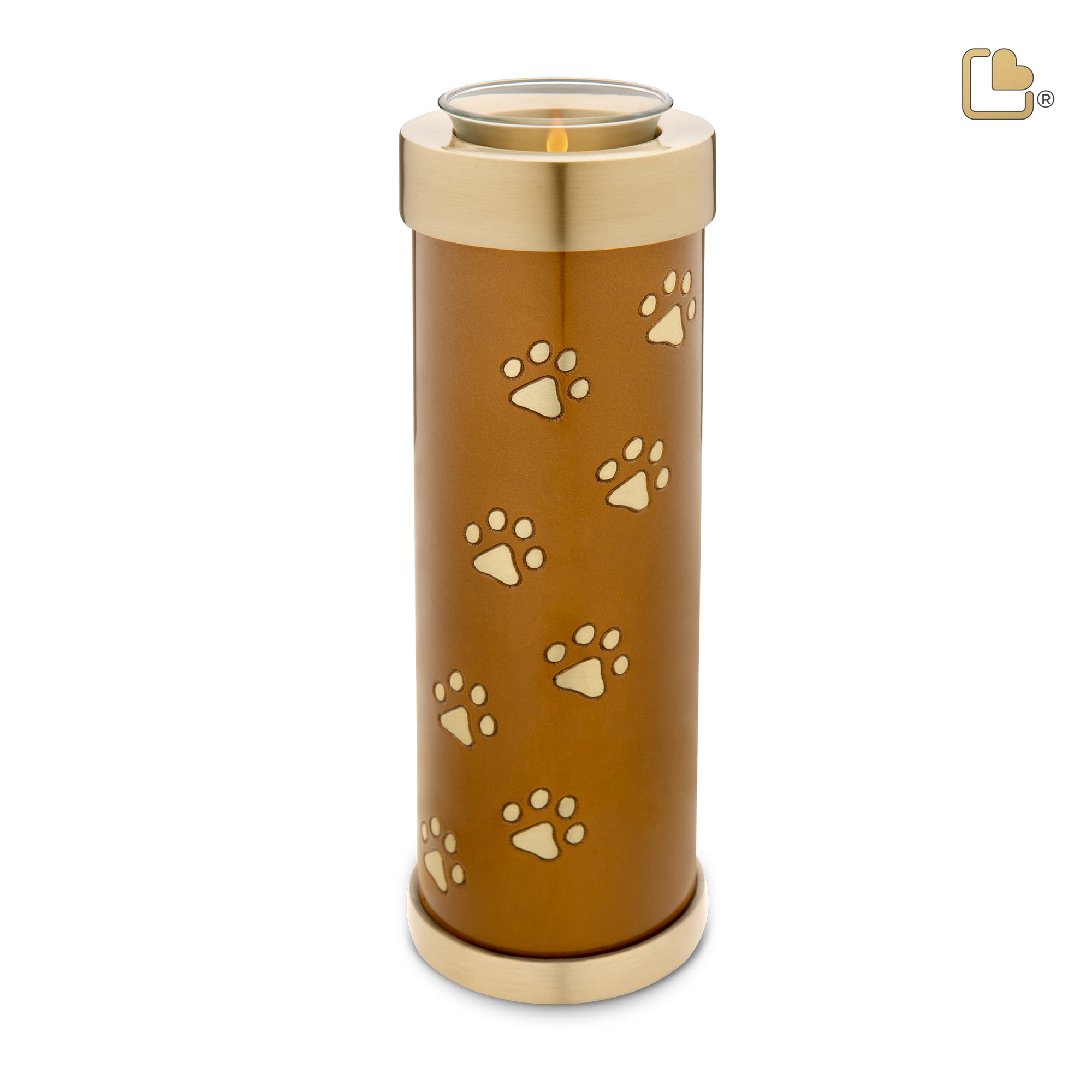 Tealight Pet Bronze Tall Urn