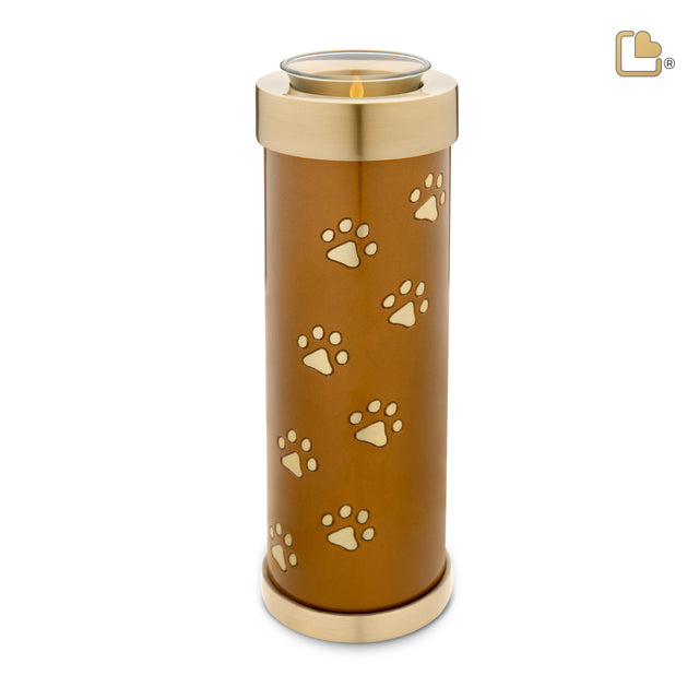 Tealight Pet Bronze Tall Urn