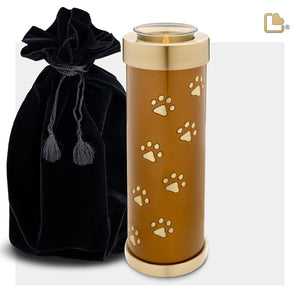 Tealight Pet Bronze Tall Urn