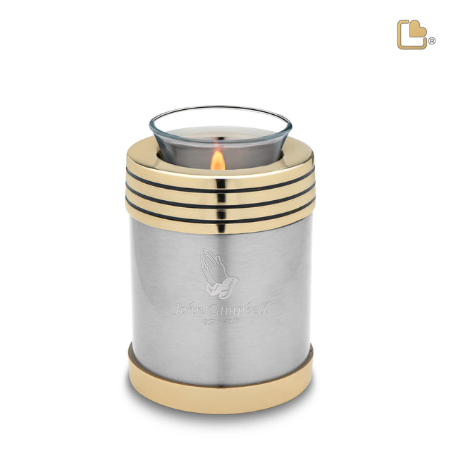 Tealight Pewter Cremation Urn