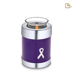 Tealight Awareness Purple