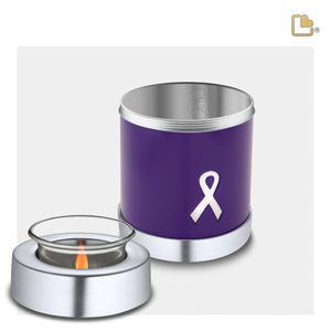 Tealight Awareness Purple