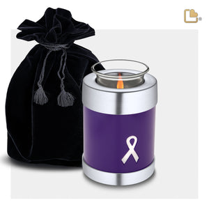 Tealight Awareness Purple