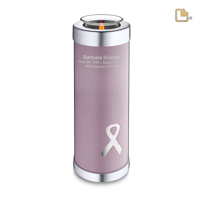 Tealight Tall Awareness Pink