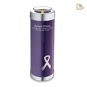 Tealight Tall Awareness Purple