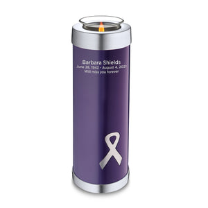 Tealight Tall Awareness Purple