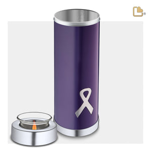 Tealight Tall Awareness Purple