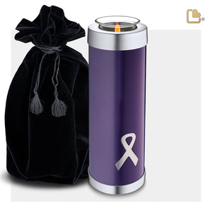 Tealight Tall Awareness Purple