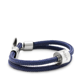 Navy Blue - TadBlu Naval Cord Men’s Cremation Bead Bracelet