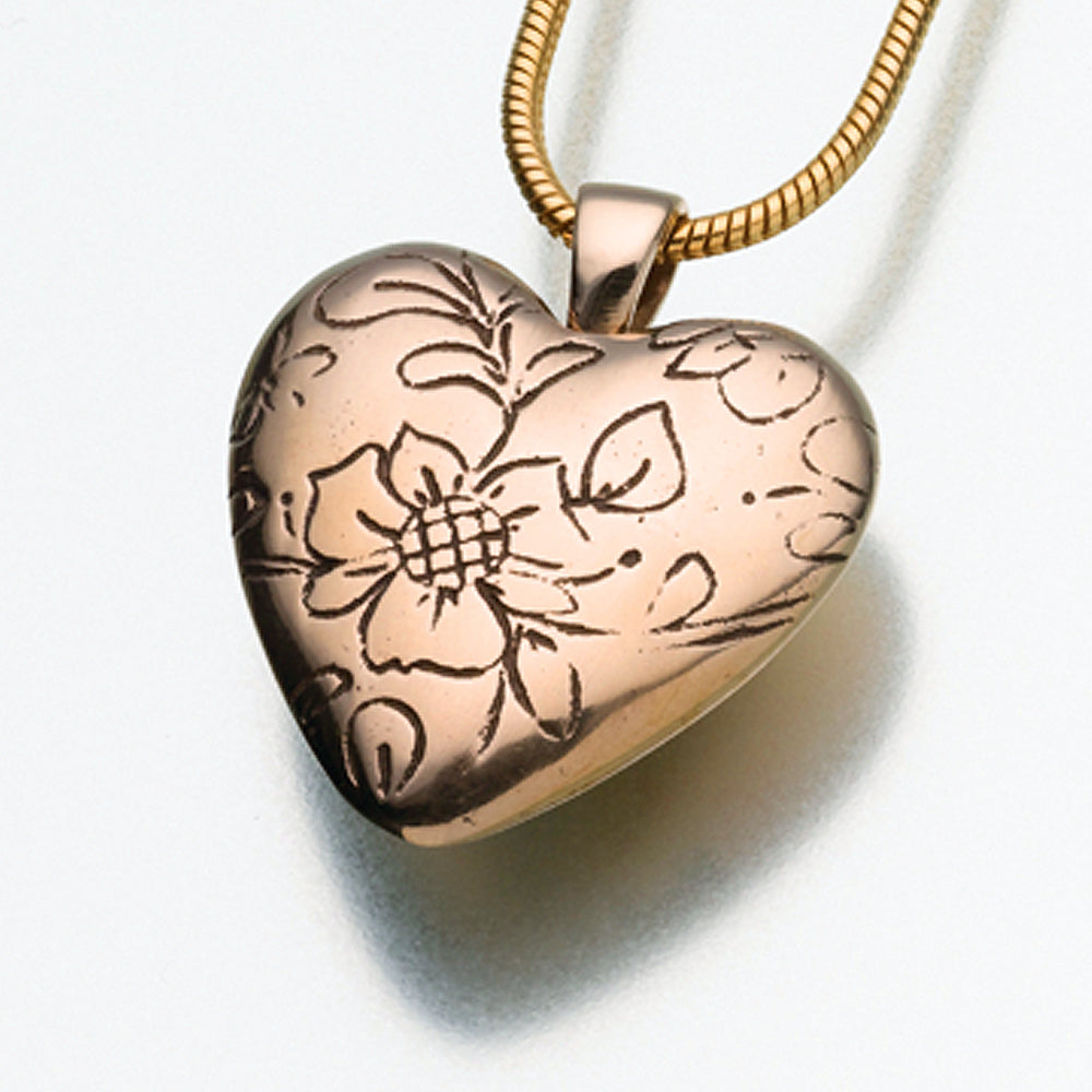 Floral Heart Locket