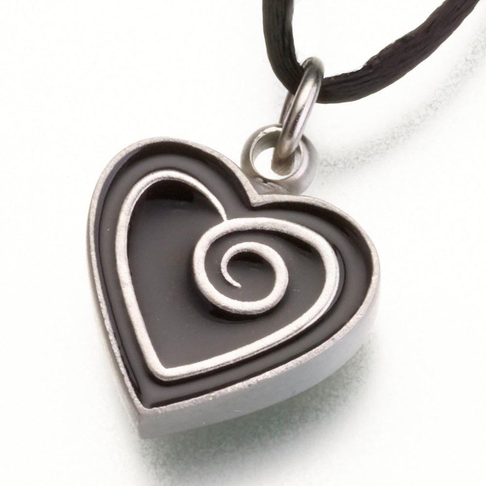 Buy the Designer Brighton Silver-Tone Link Chain Engraved Heart Pendant  Necklace