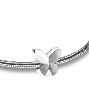 Sterling Silver Double Butterfly Bracelet