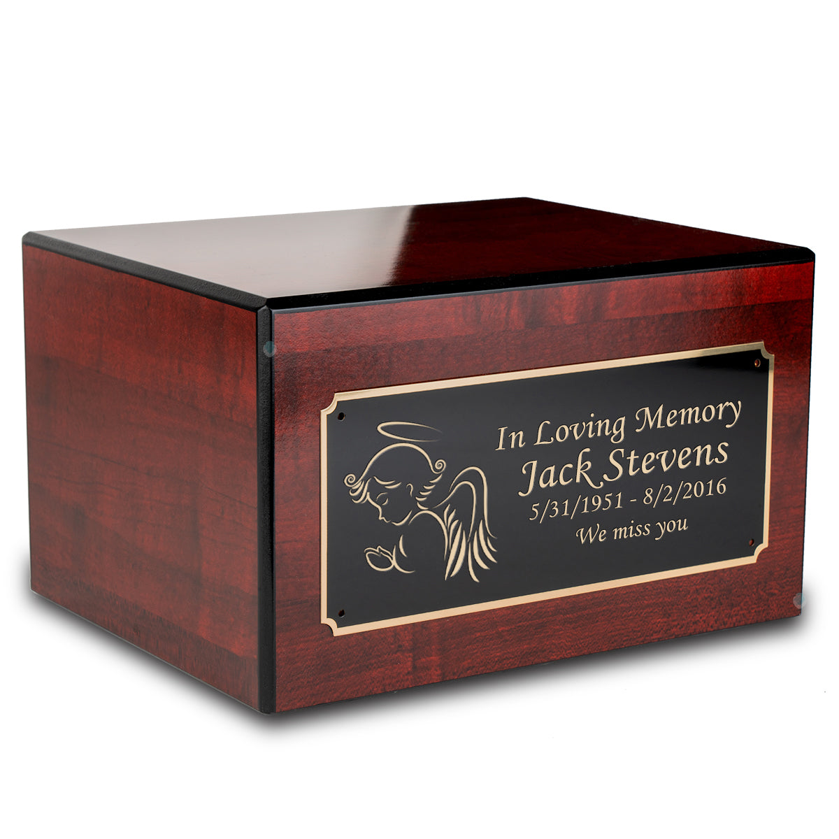 Cherry Blossom Cremation Urn for Adult Ashes with Matching Funeral Gue 