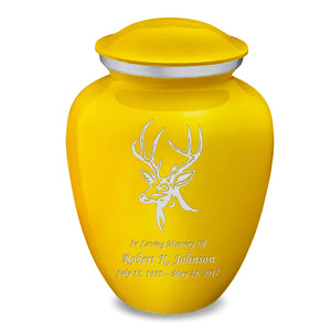 Adult Embrace Yellow Deer Cremation Urn