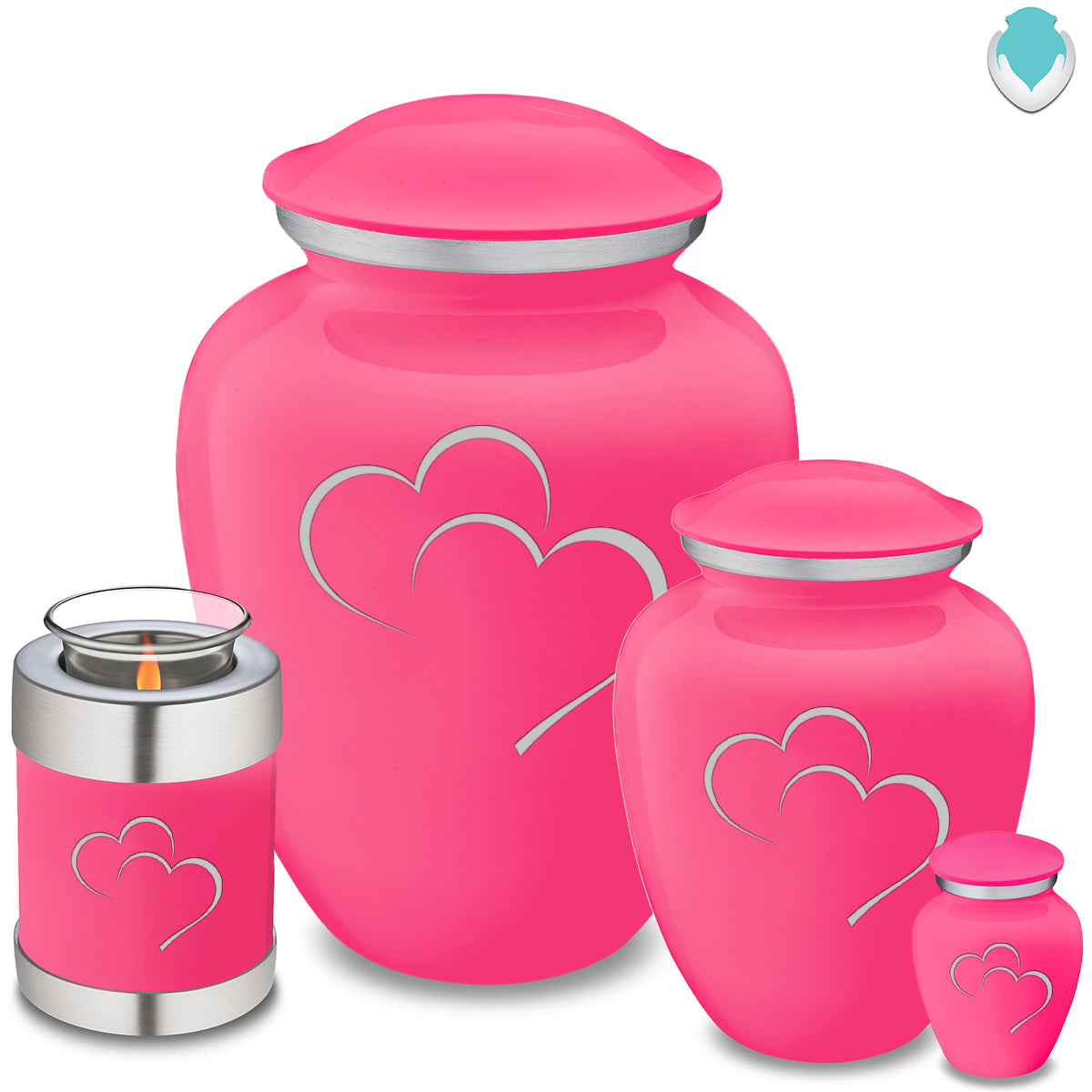 Adult Embrace Bright Pink Lighthouse Cremation Urn