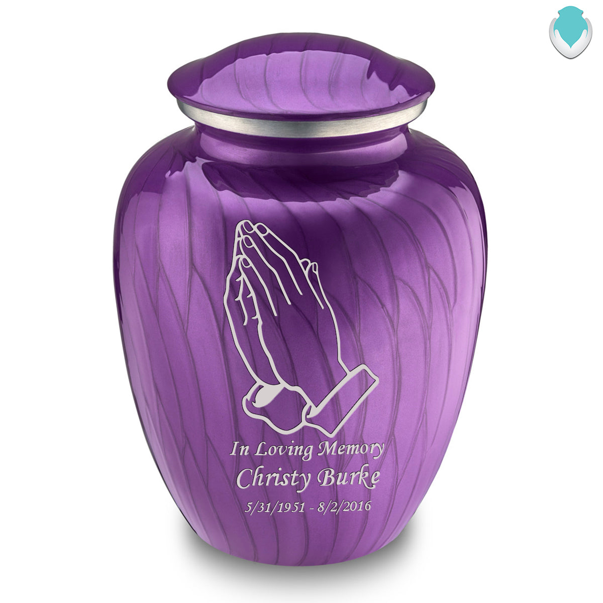 Granite Purple Brass - sale Adult Cremation Urn