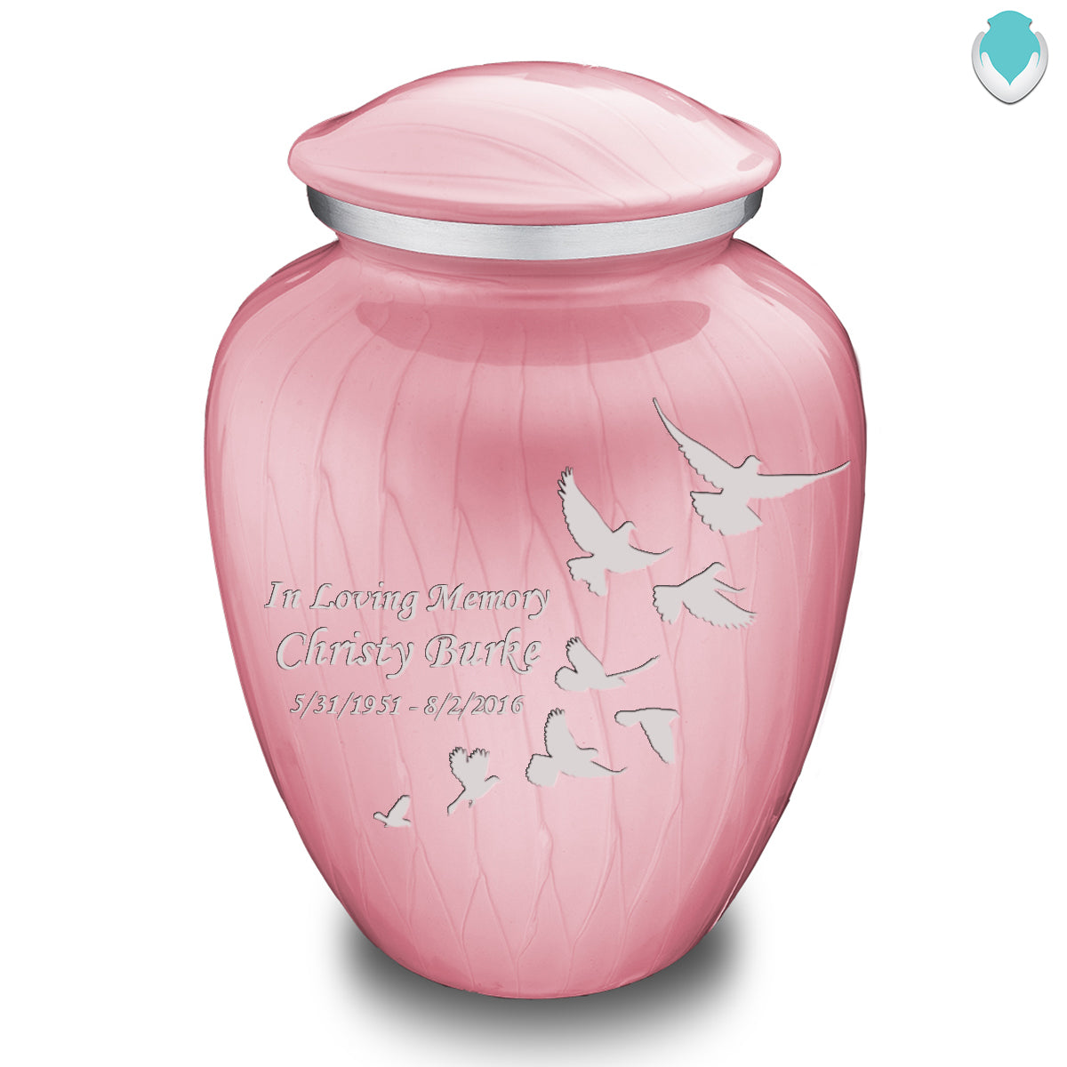 Pink Loving Doves Adult Urn deals