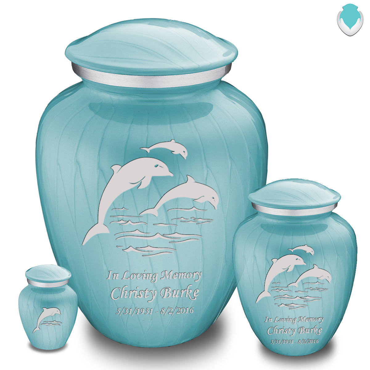 Frolicking Dolphins Adult hot Urn