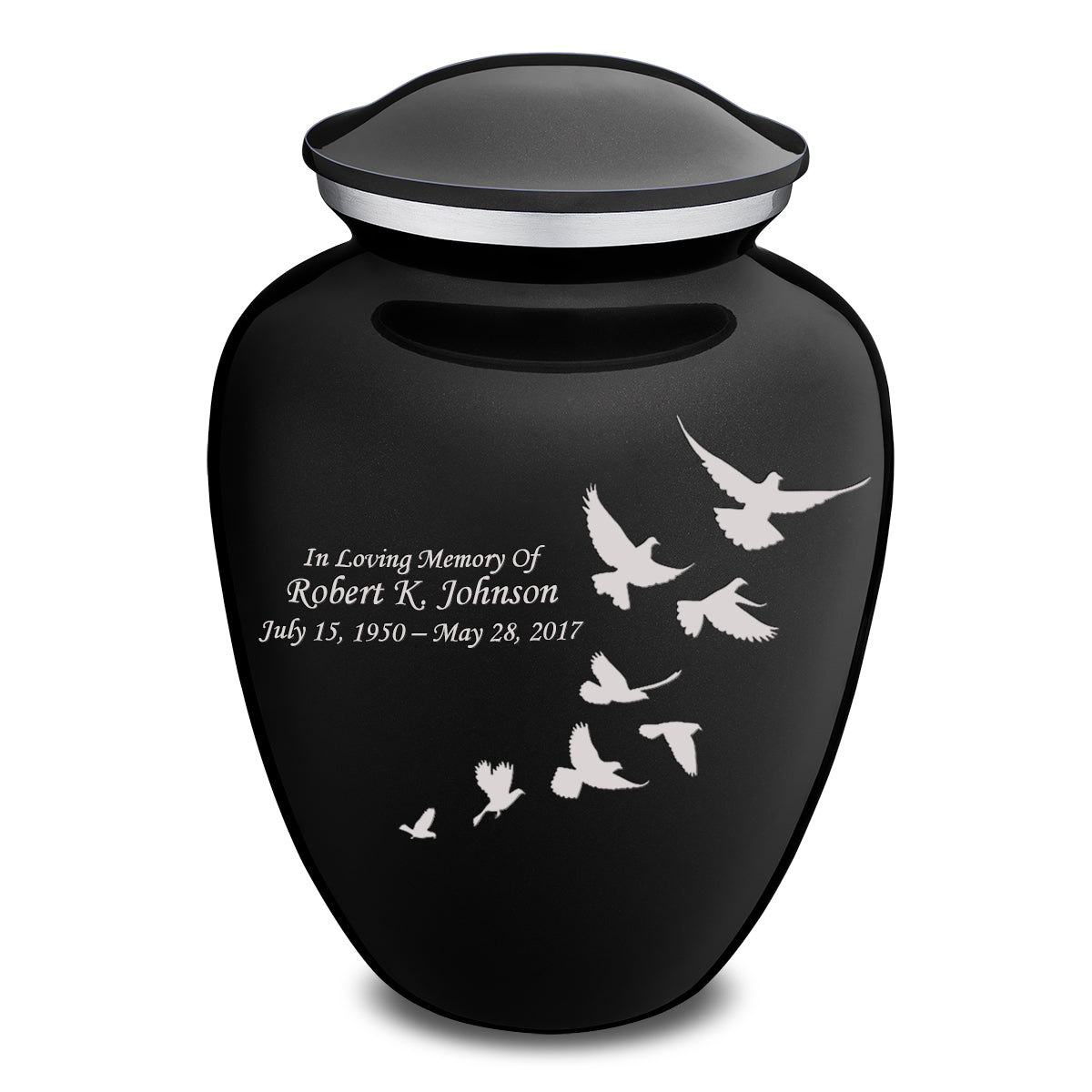 adult-embrace-flying-doves-black