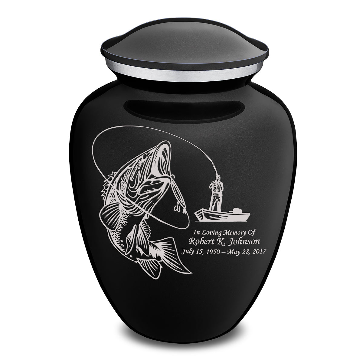  Gone Fishing Cremation Urns for Human Ashes Adult Male