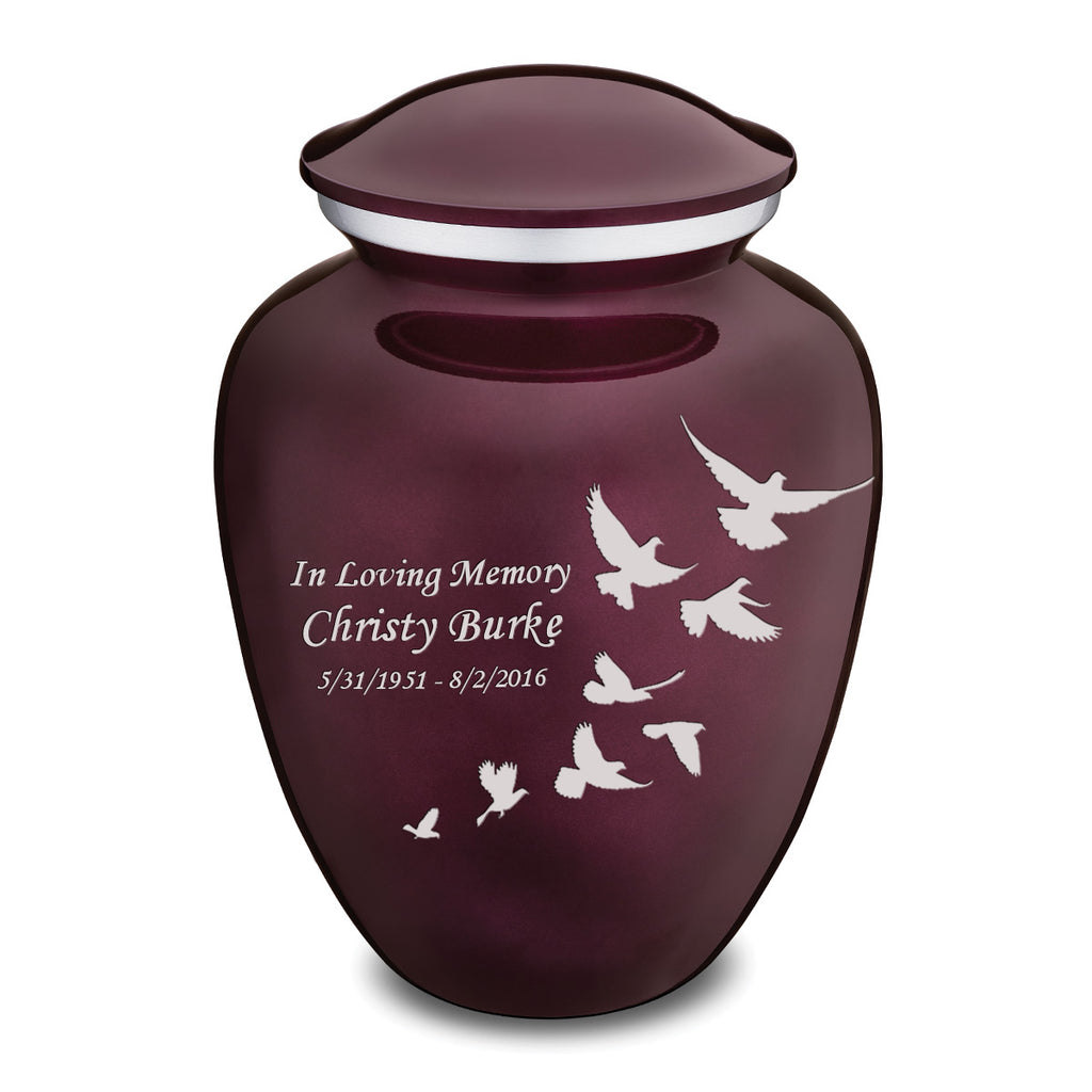 Purple sale Doves Adult Cremation Urn