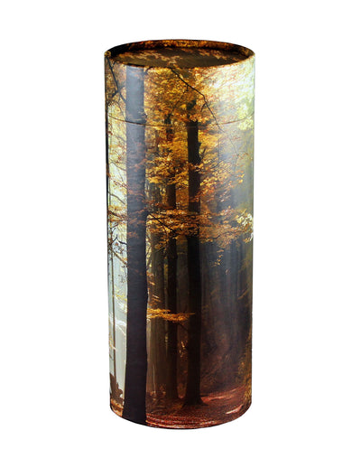 Autumn Woods Scattering Tube Cremation Urn